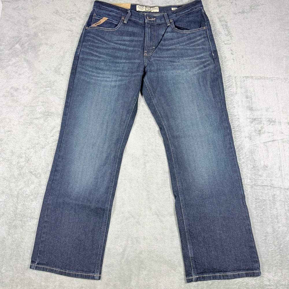 Ariat Mens 34x30 M5 Legacy Durham Straight Leg Stretch Jeans 10022784